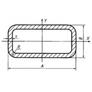 Труба профильная 100х40х2,0 мм